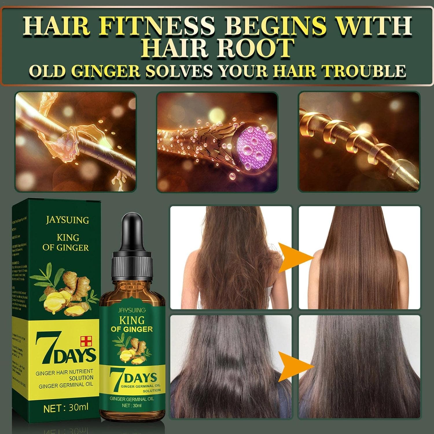 Ginger Hair Growth Serum