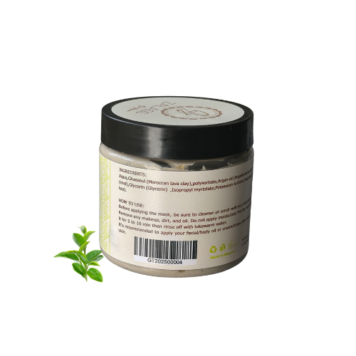 GHASSOUL MASK ARGAN OIL  & GREEN TEA