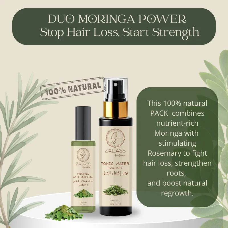 DUO MORINGA POWER – Stop Hair Loss, Start Strength