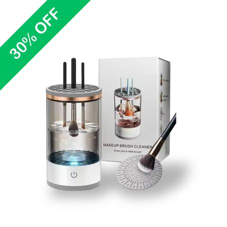 ✨ منظف فرش المكياج الكهربائي - الحل الأسرع والأذكى لتنظيف فرشك بعمق وأناقة! ✨