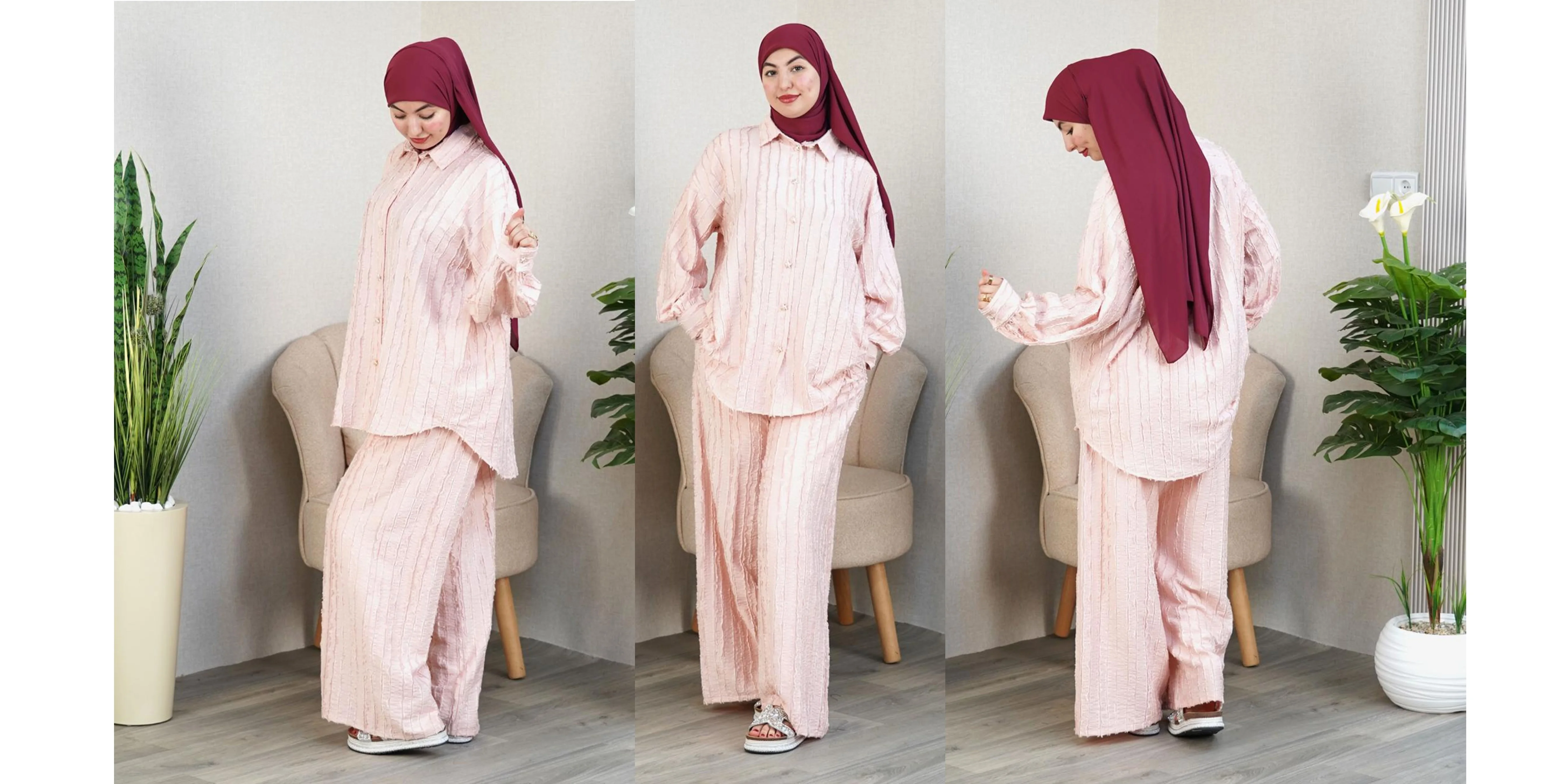 🌸 طقم صيفي أنيق للمحجبات – راحة وأناقة في كل إطلالة