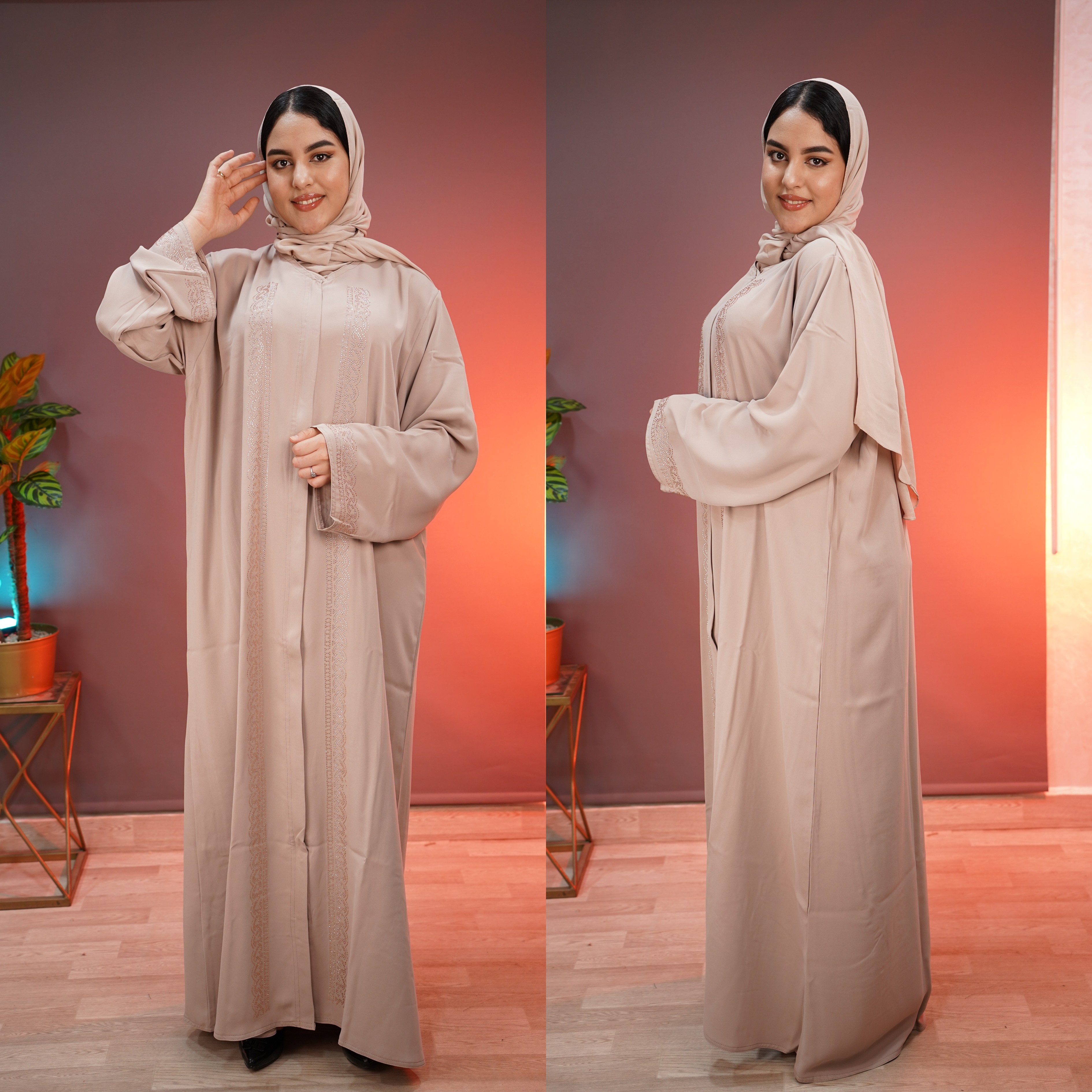 عباية علياء بالفولار إماراتية