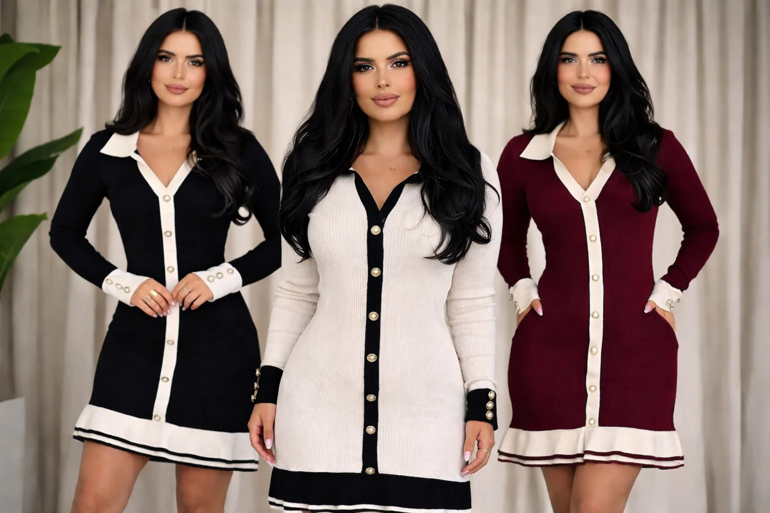 Robe Chic en Maille, Best-Seller de la Saison