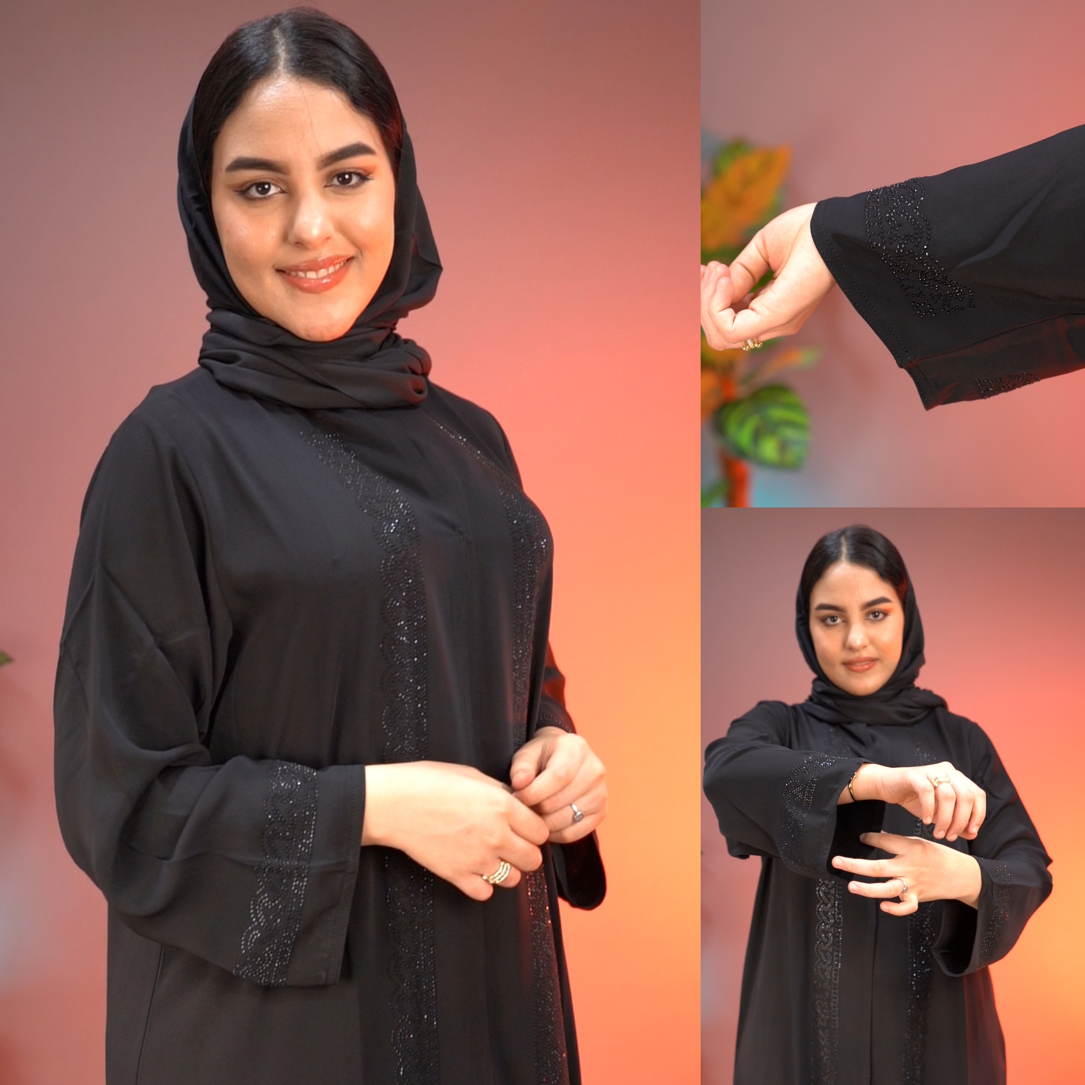 عباية علياء بالفولار إماراتية