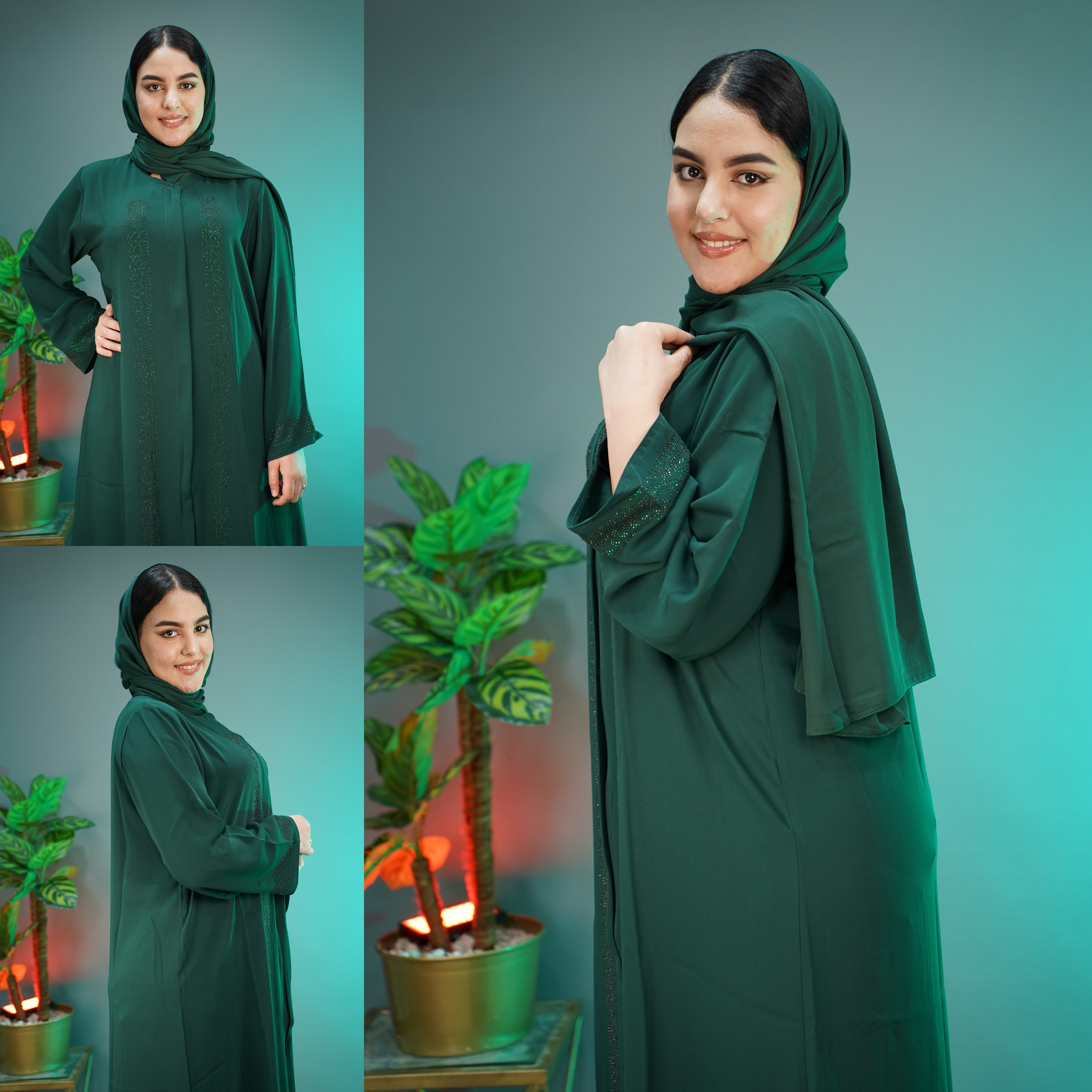 عباية علياء بالفولار إماراتية