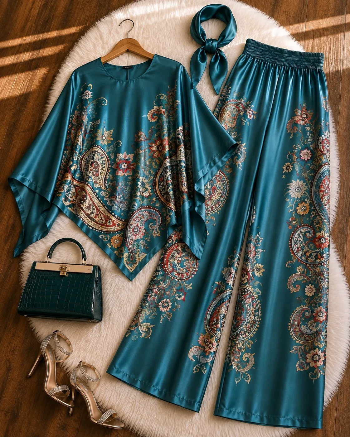 Ensemble satin
