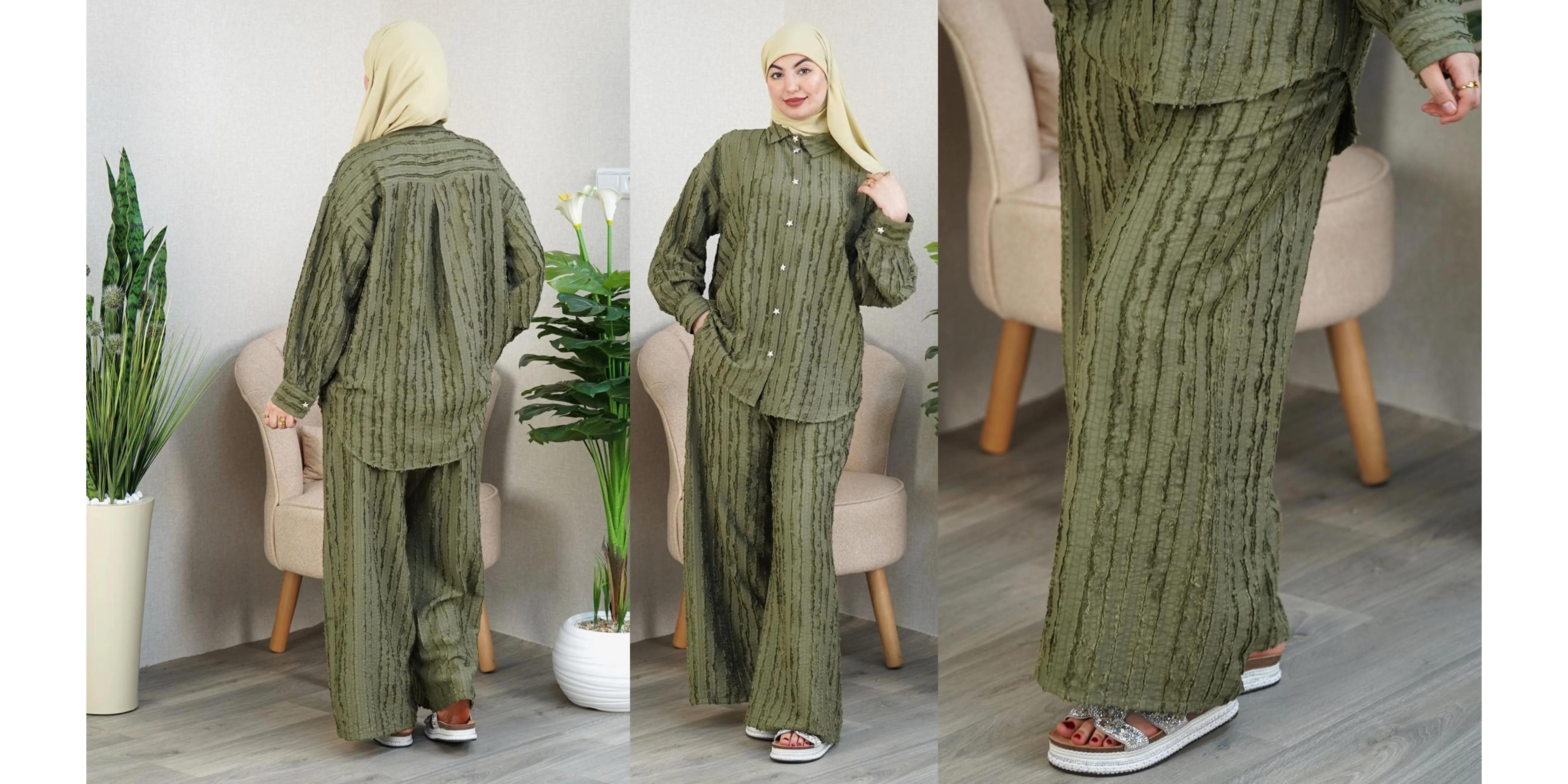 🌸 طقم صيفي أنيق للمحجبات – راحة وأناقة في كل إطلالة
