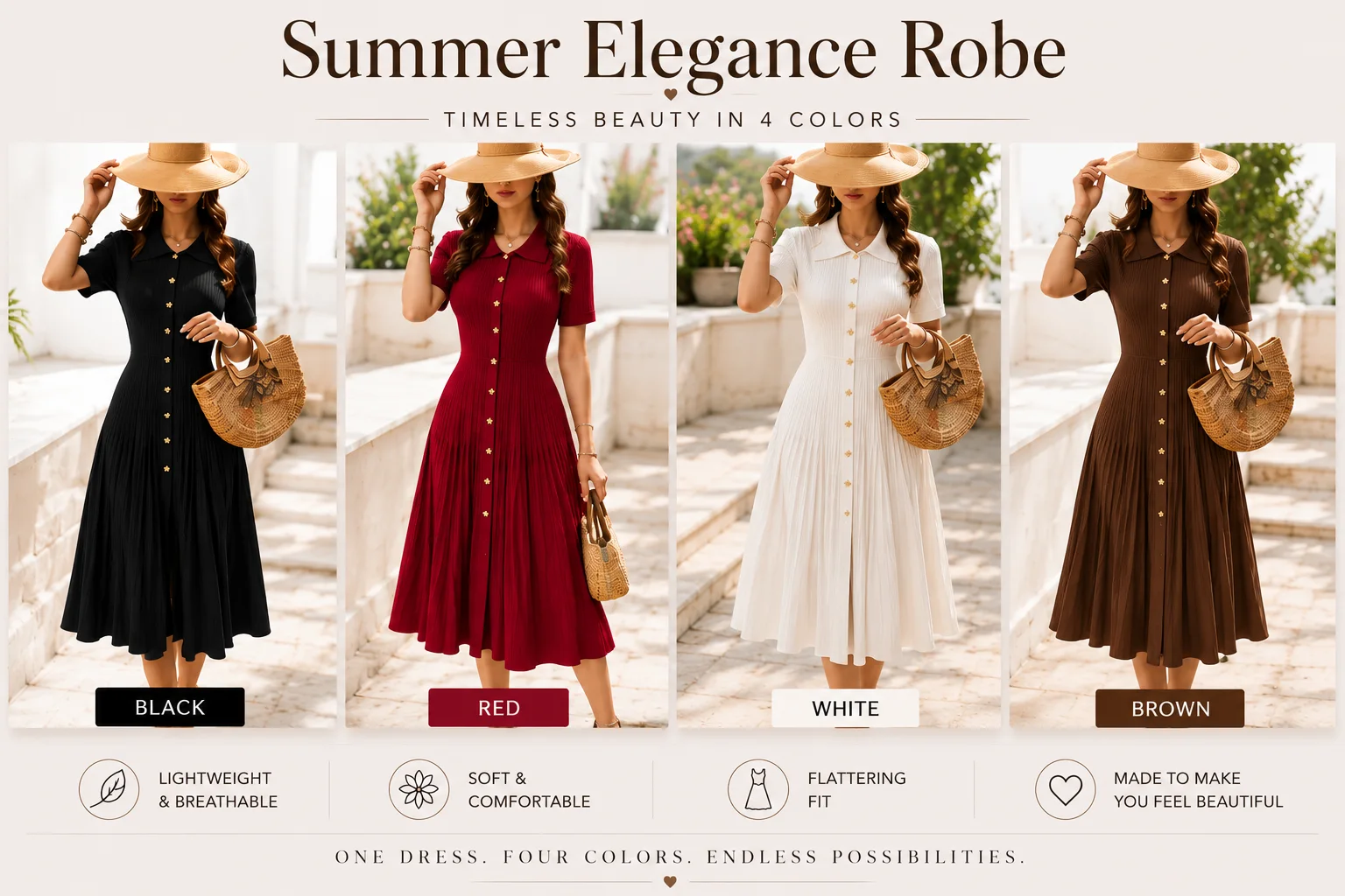 Summer Elegance Robe 2026