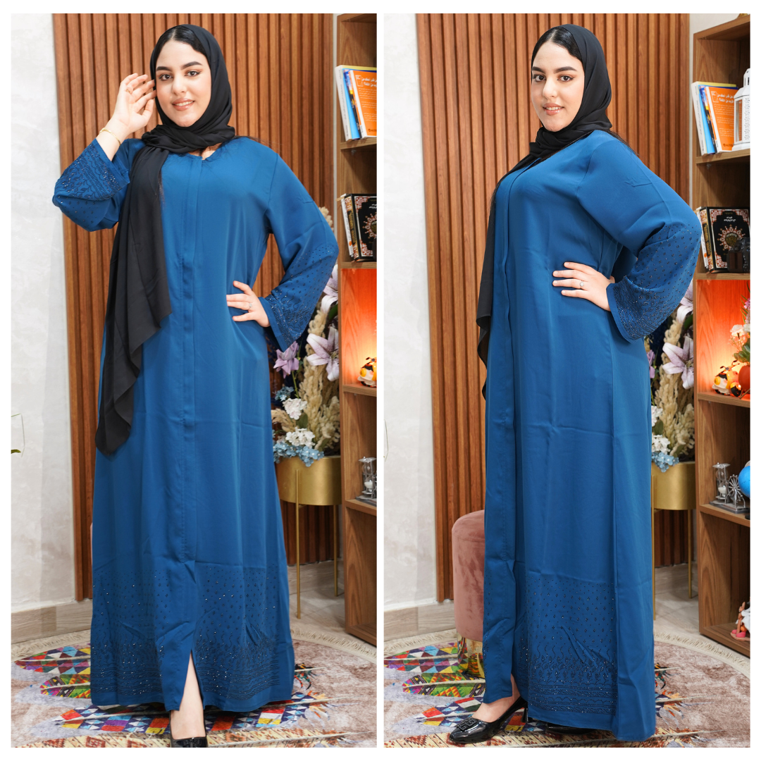 عباية إماراتية طرز بالفولار