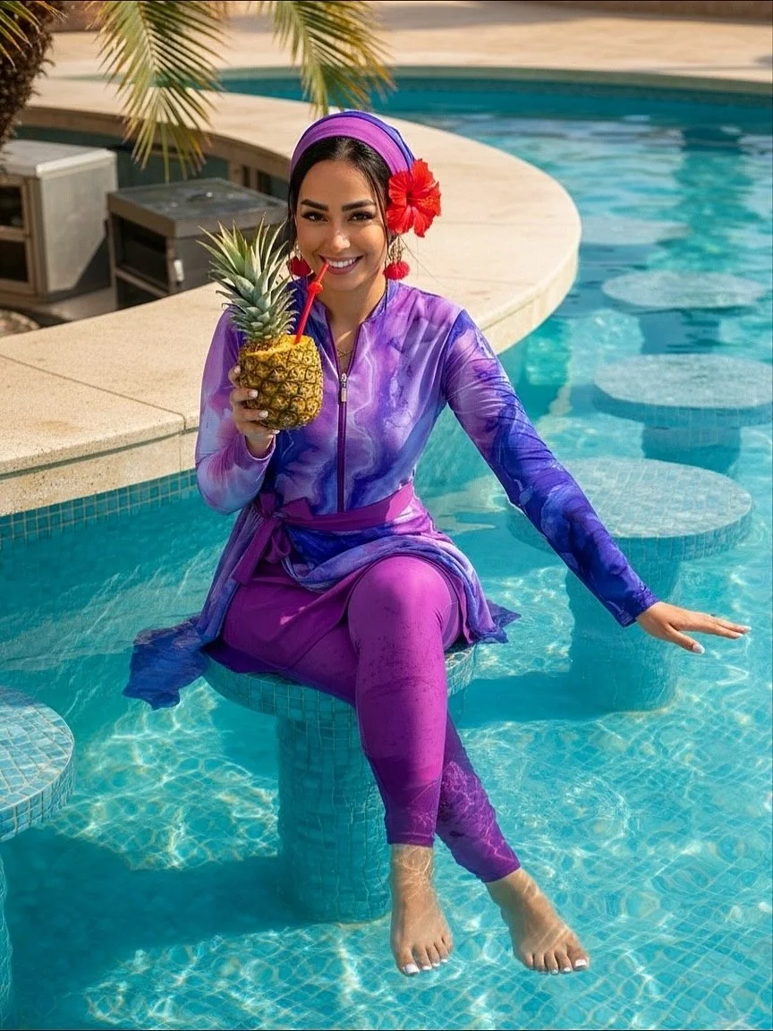 Burkini flawer (350 dh)