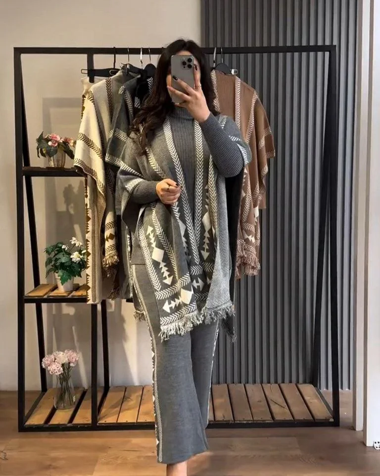 Ensemble hiver chic (3 pièces)
