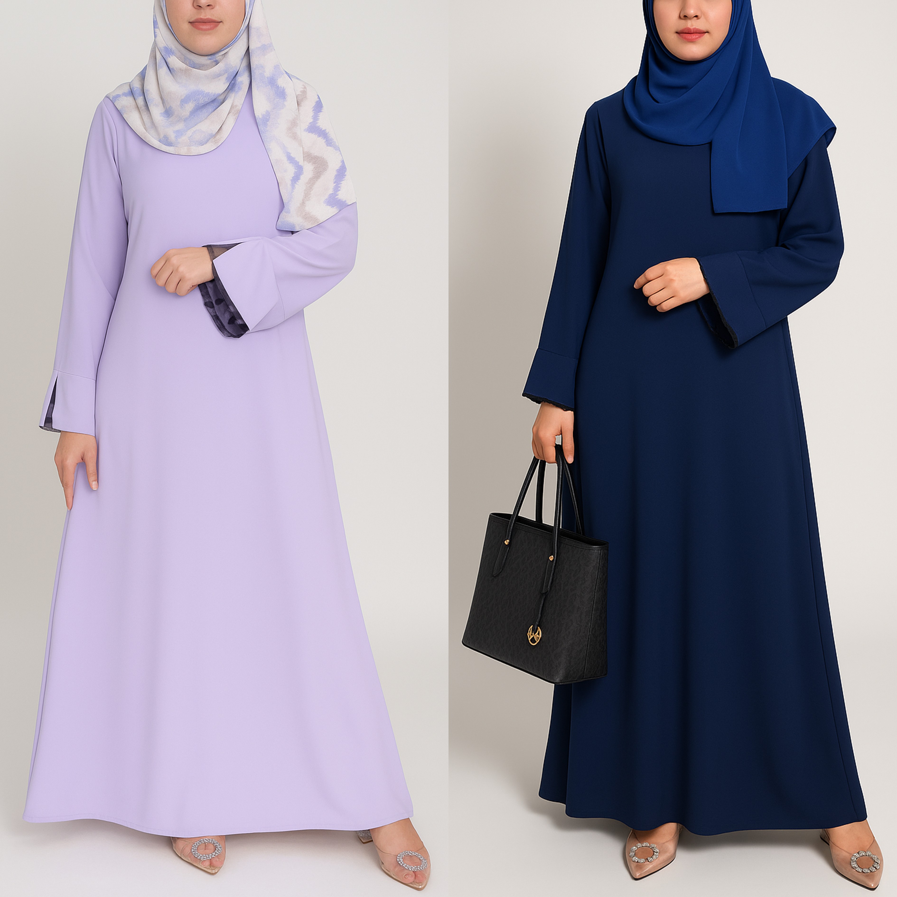 فستان راقي بتصميم عصري وألوان جذابة