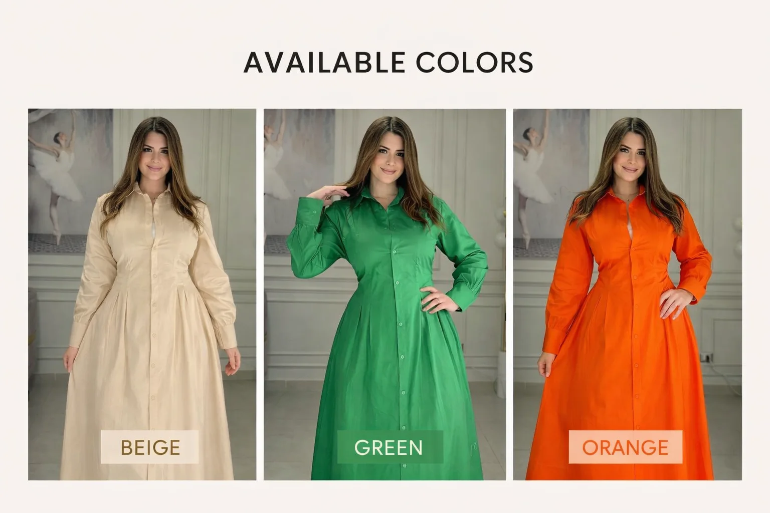 Robe plié