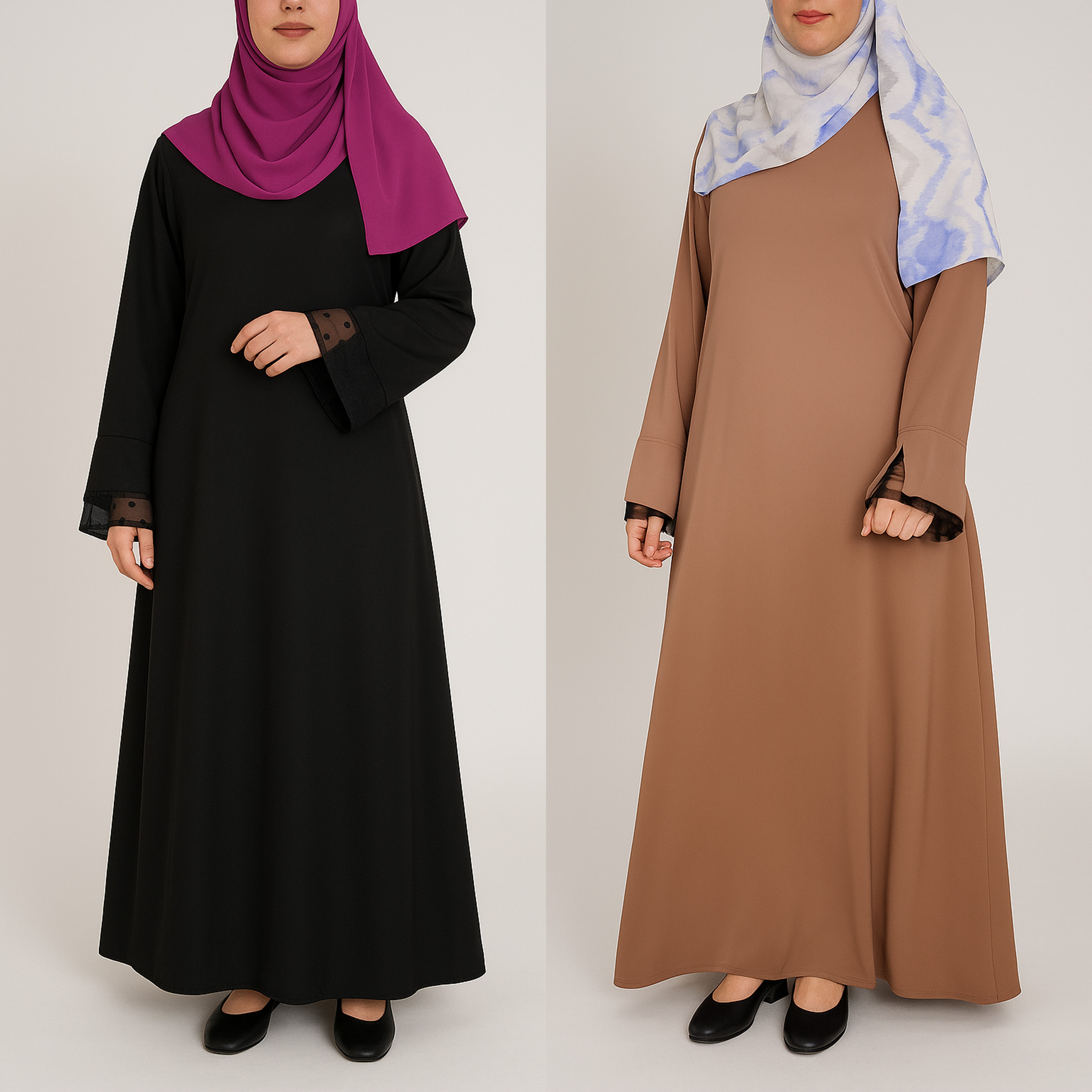 فستان راقي بتصميم عصري وألوان جذابة