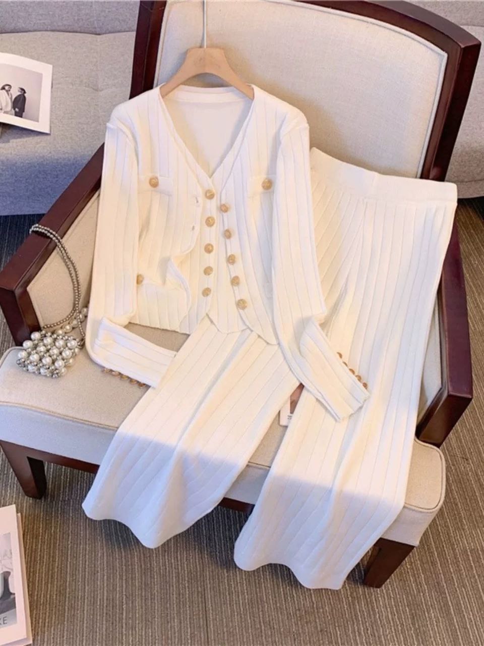 Ensemble hiver chic (3 pièces)