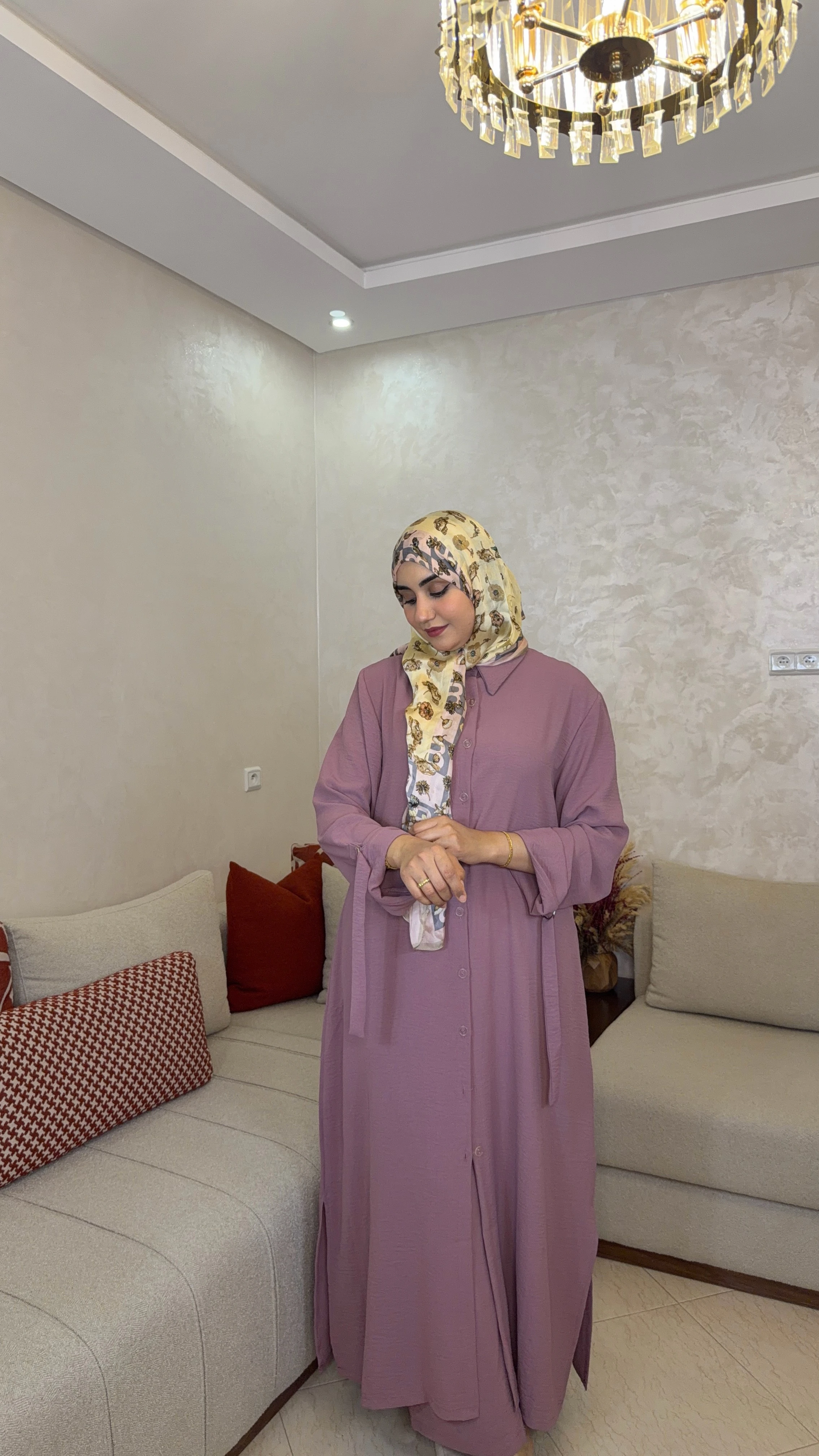 🌸 طقم صيفي أنيق للمحجبات – راحة وأناقة في كل إطلالة