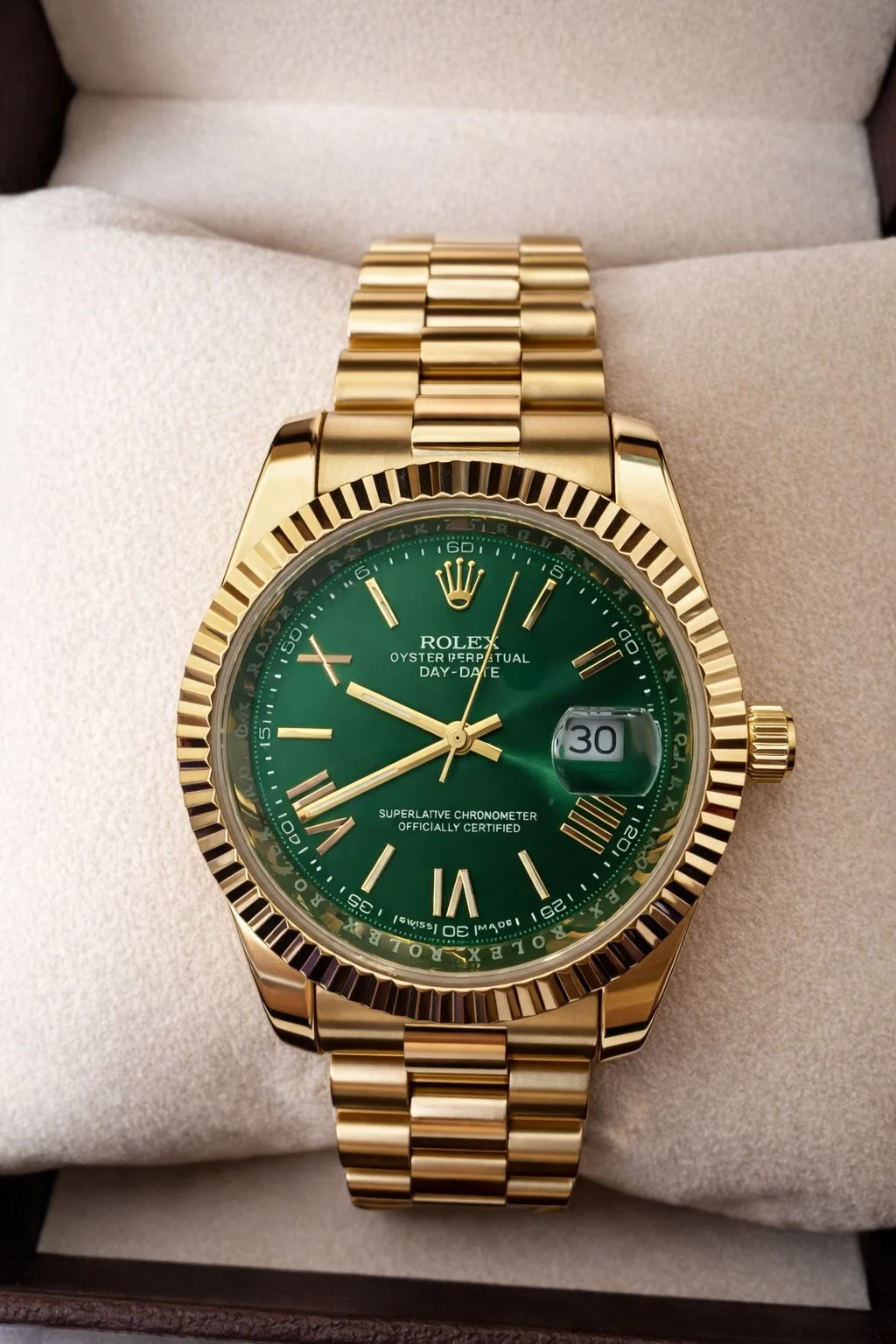 Rolex Or Émeraude Prestige