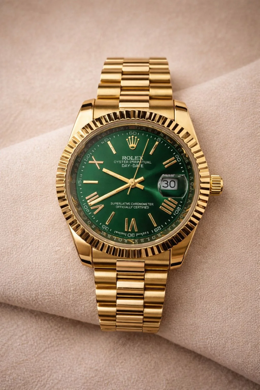 Rolex Or Émeraude Prestige