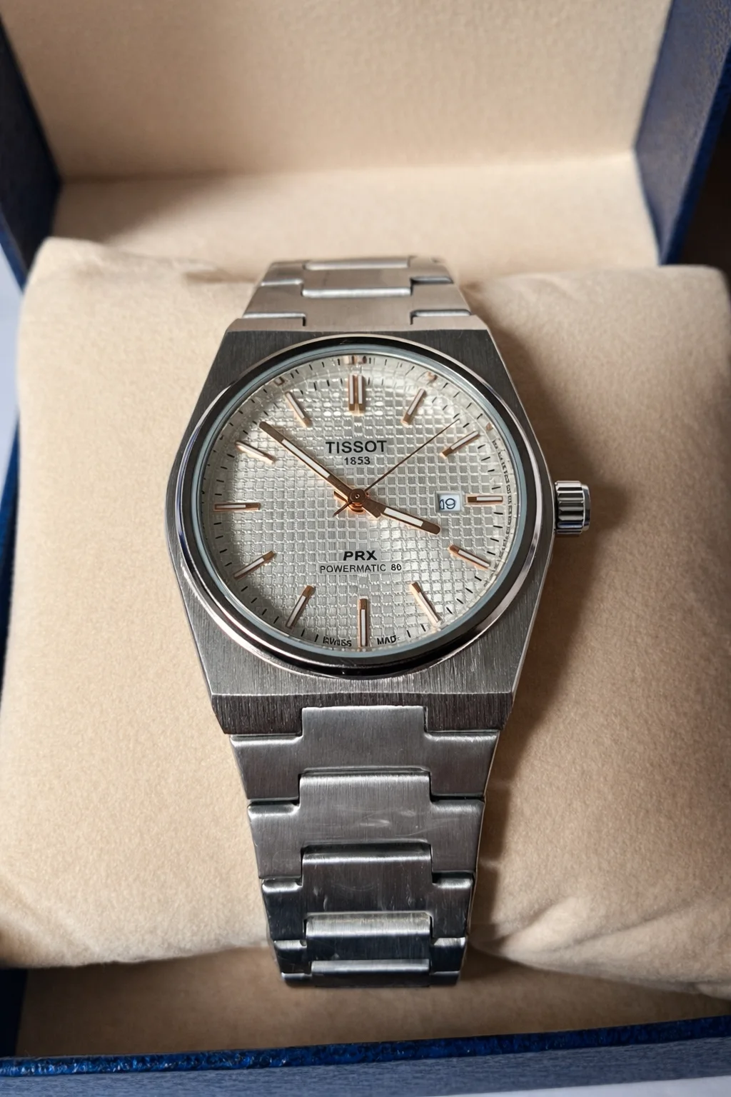Tissot PRX Powermatic Blanc