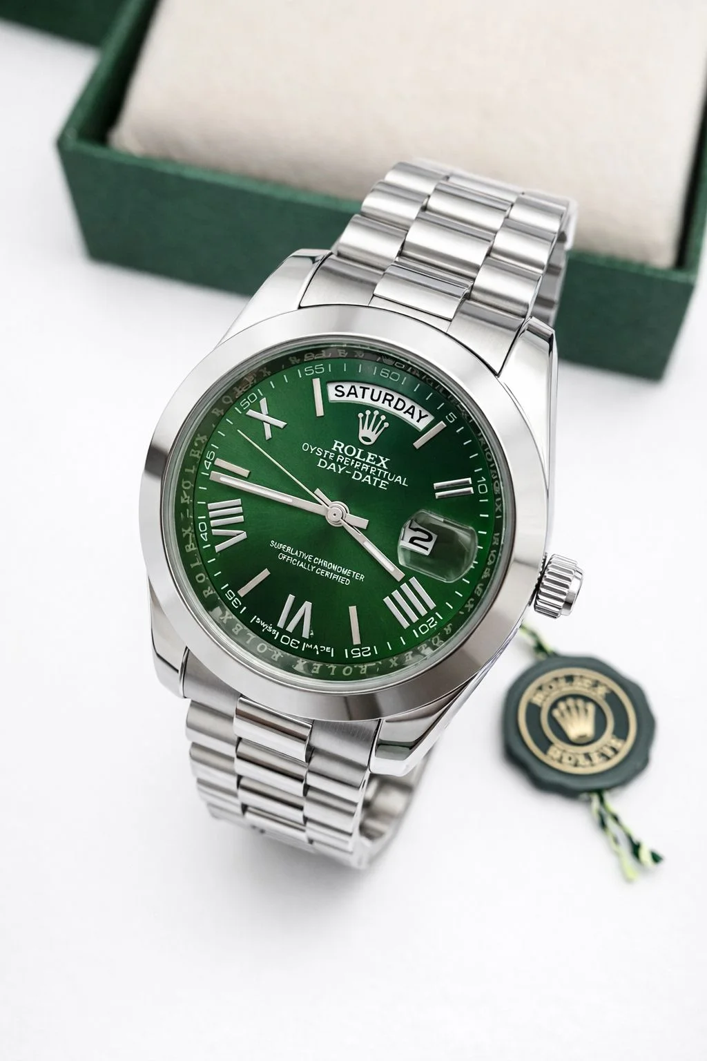 Rolex Émeraude Argent Prestige