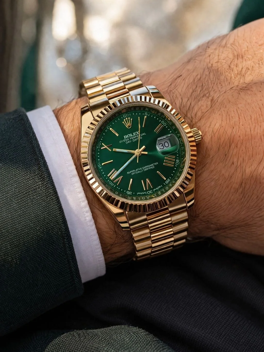 Rolex Or Émeraude Prestige