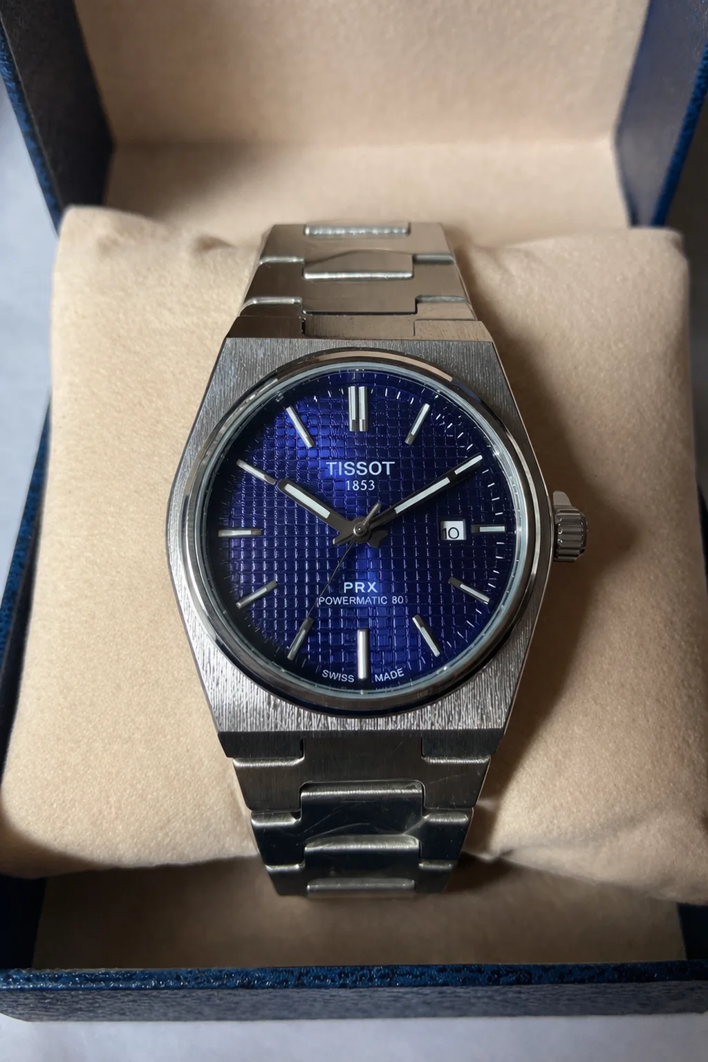 Tissot PRX Powermatic Bleu