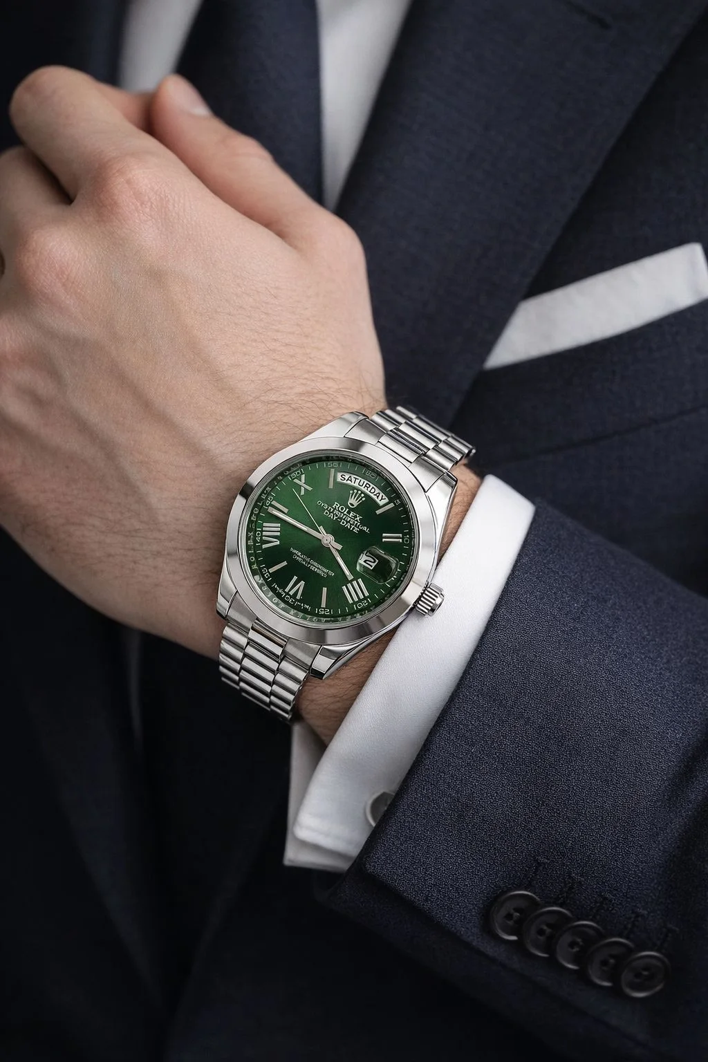Rolex Émeraude Argent Prestige