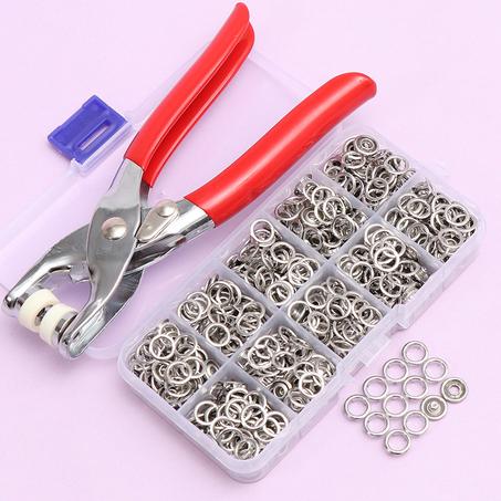 Pince De Fixation Des Boutons De Vêtements En Métal Pack De 200Pcs