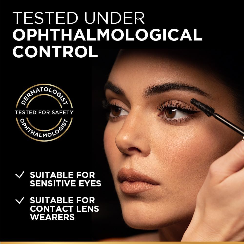 ماسكارا فوليوم مليون لاشز بانوراما من لوريال باريس، لون اسود، 0.35 اونصة سائلة