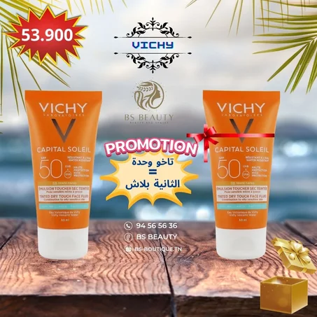 CAPITAL SOLEIL BB EMULSION TOUCHER SEC TEINTÉE SPF 50