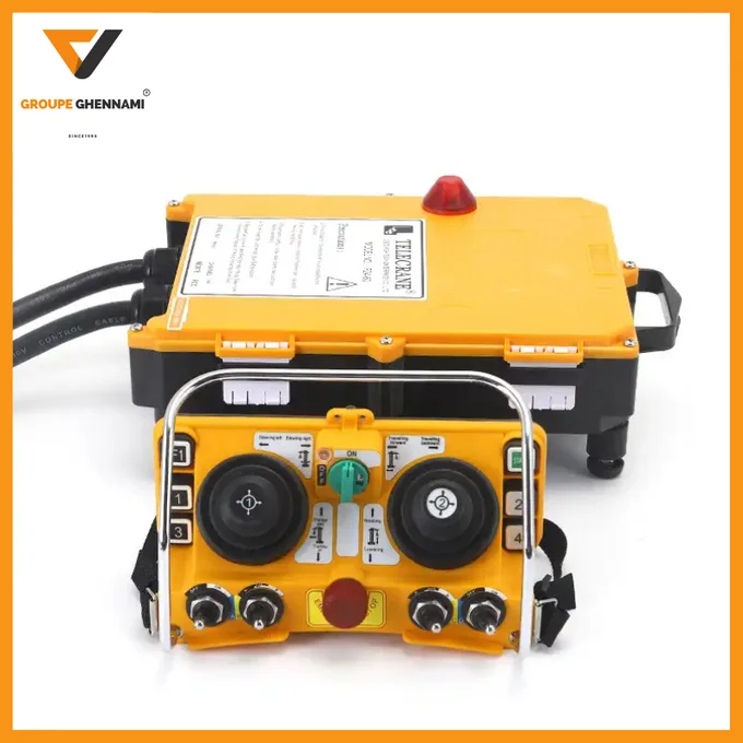 جهاز التحكم عن بعد لاسلكي F24-60 contrôleur de grue, 6 boutons, double vitesse