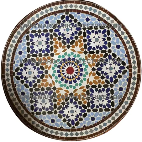moroccan mozaic table