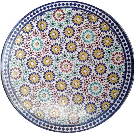 Fez Moroccan Mosaic Table Top 8182 made to order delivery 8 weeks  size 800 mm