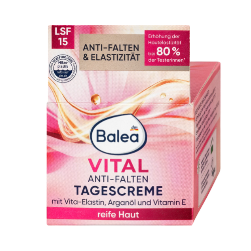 Balea Crème Visage Anti-Rides Vital SPF 15 – 50 ml
