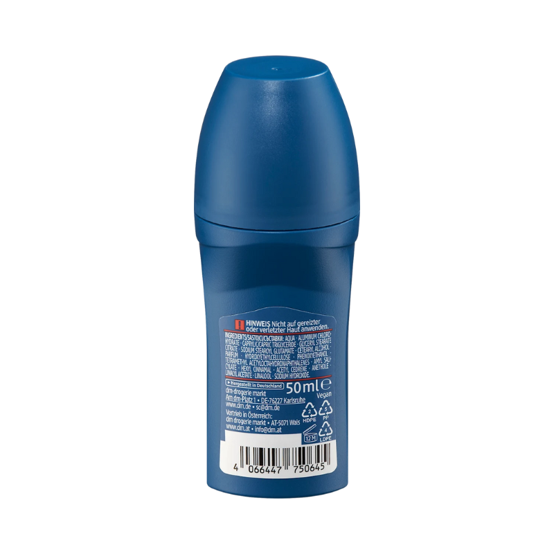 Antiperspirant Déodorant Roll-on Extra Dry Men – 50 ml