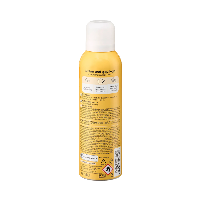 Déospray Vanilla & Coconut – 200 ml