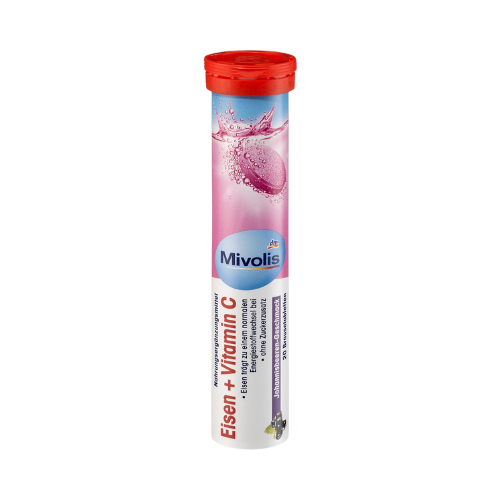 Comprimés effervescents de fer + vitamine C 20 pièces, 82 g