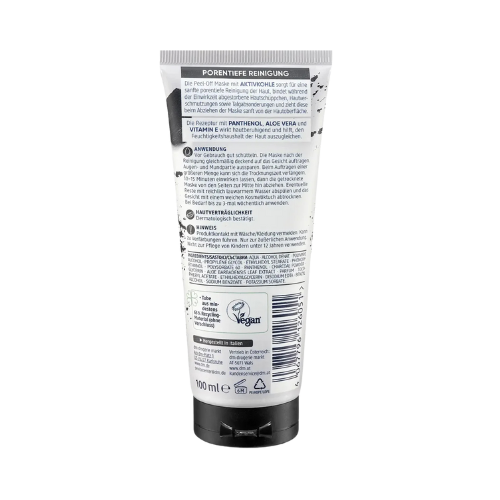 Balea Masque Visage Peel-Off au Charbon Actif – 100 ml