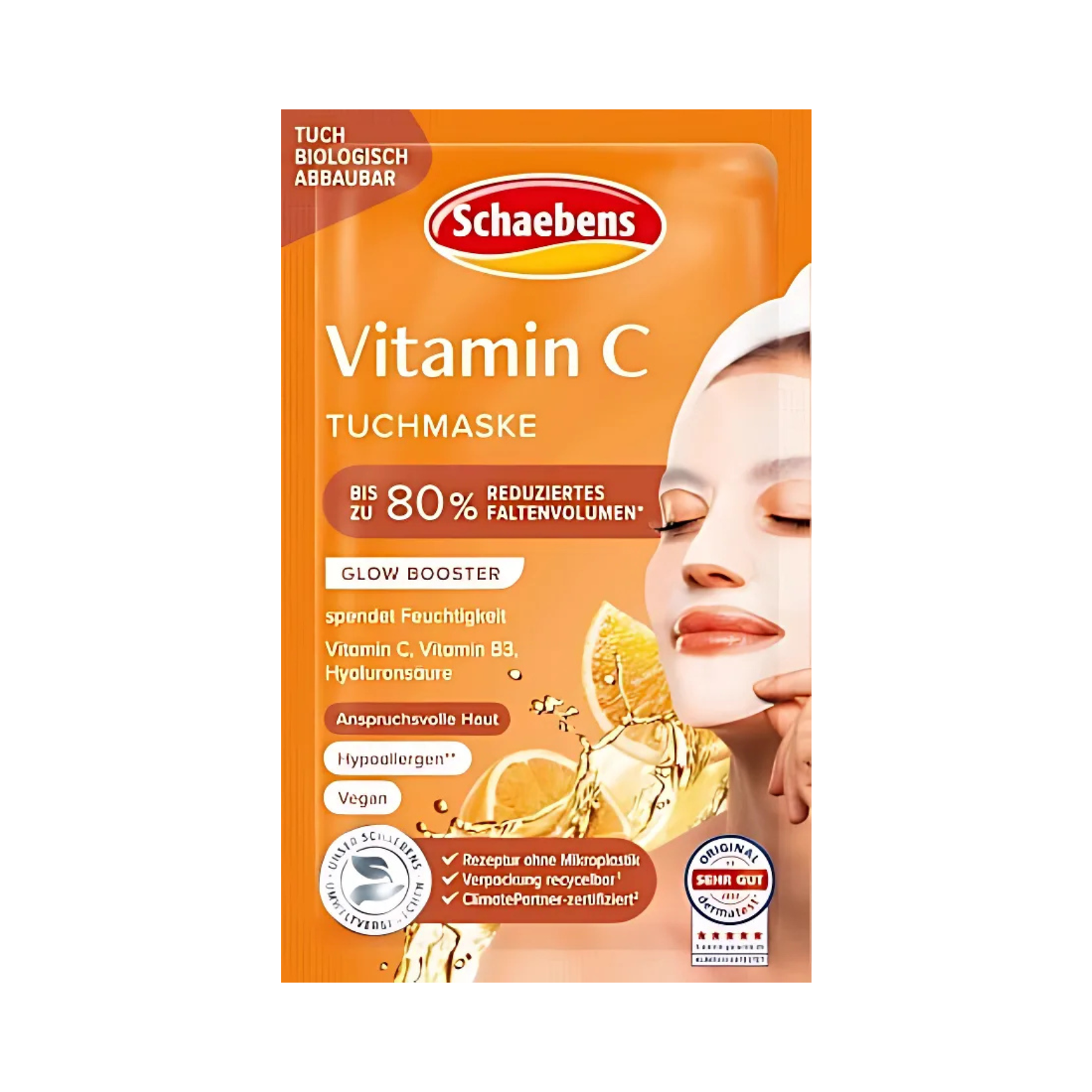 Balea Masque Tissu à la Vitamine C – 1 pièce