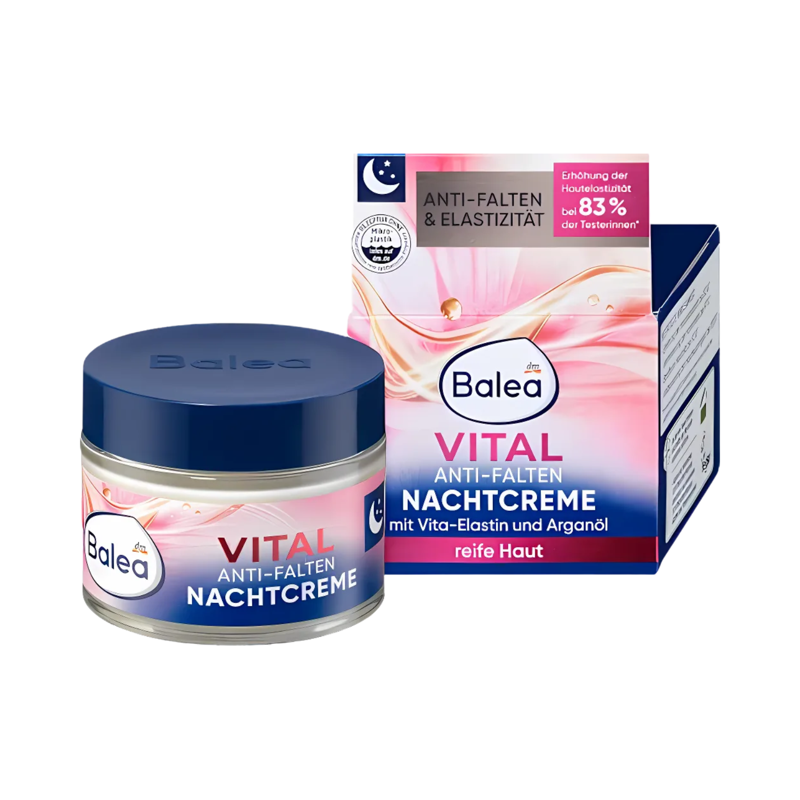 Balea Crème de Nuit Anti-Rides Vital – 50 ml
