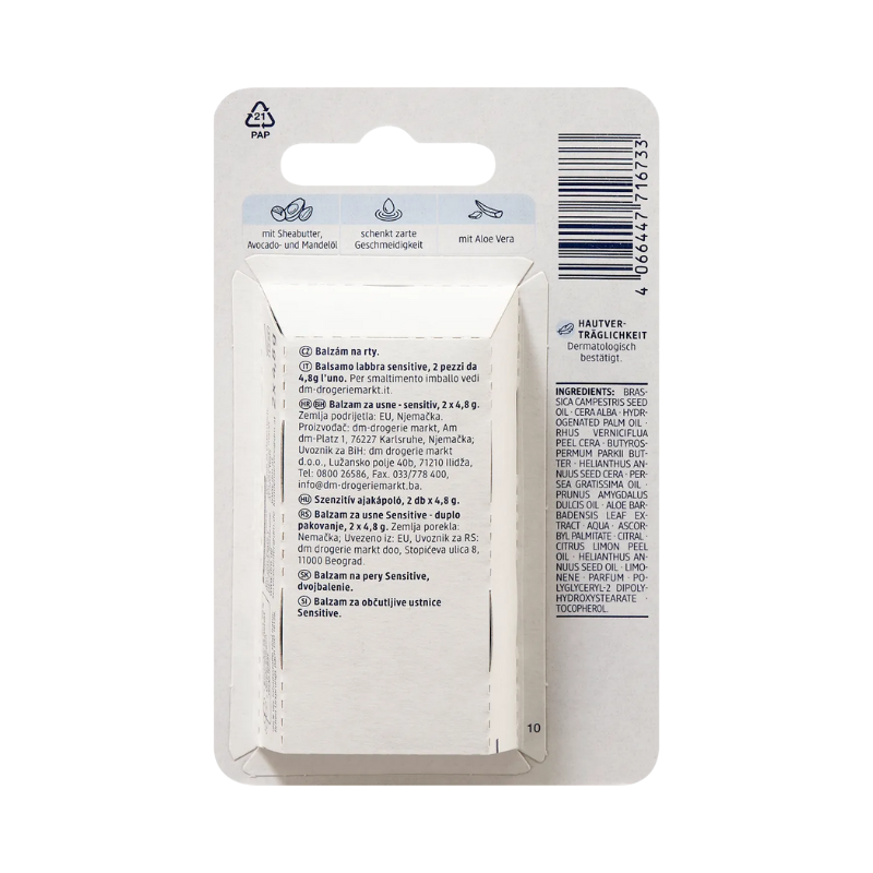 Balea - Soin des lèvres Sensitive