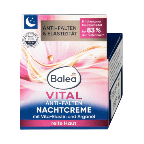 Balea Crème de Nuit Anti-Rides Vital – 50 ml