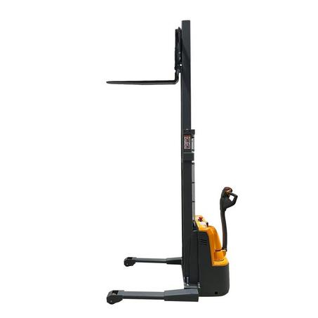 Lithium Battery Full Electric Walkie Stacker 3300lbs Cap. Straddle Legs. 118" lifting A-3046