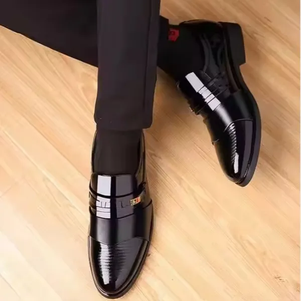 • أحذية جلدية رجالية أنيقة كلاسيكية