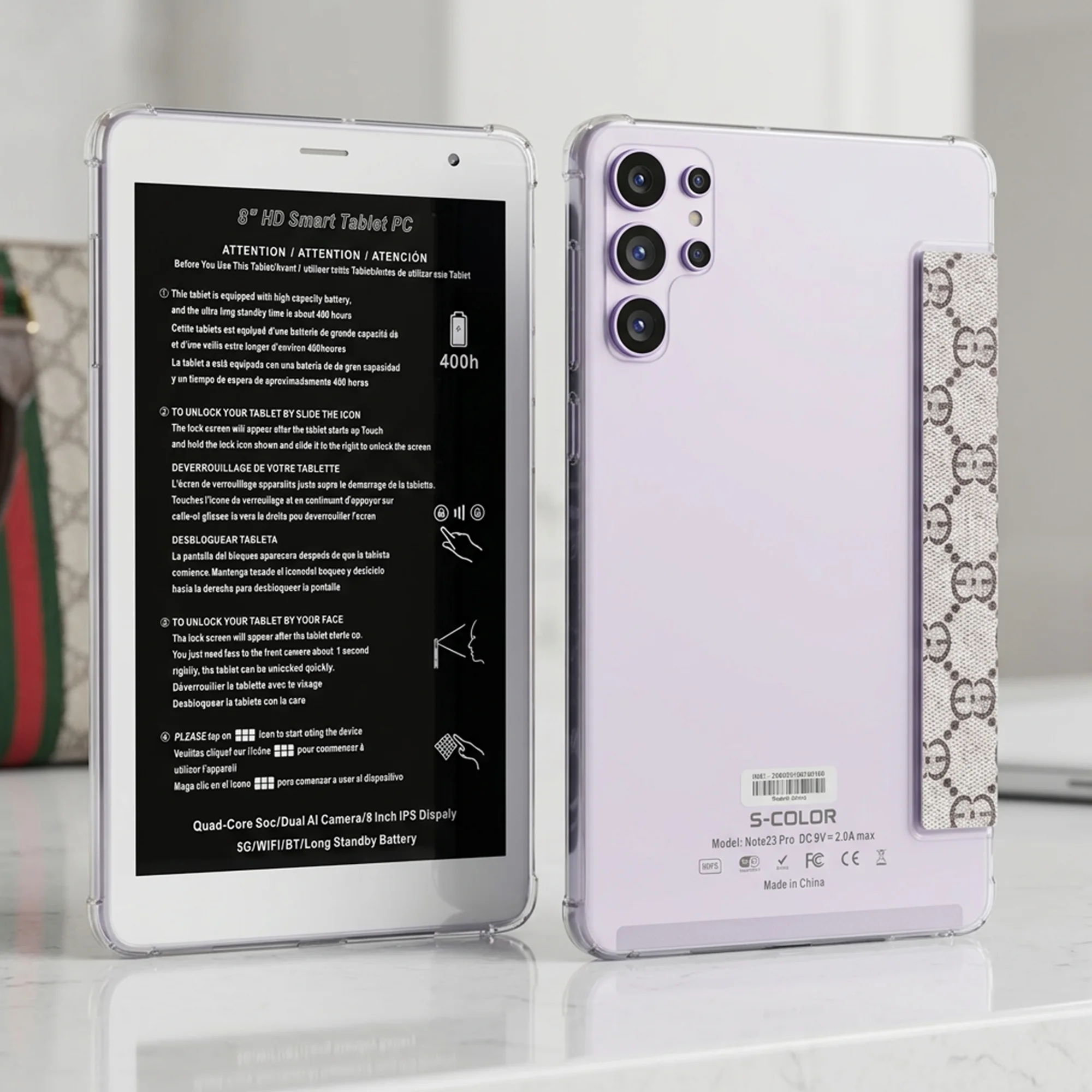 تابلت Note 23 بكيبورد و ماوس بلوتوث (ضمان عام  ) + مجموعة هدايا