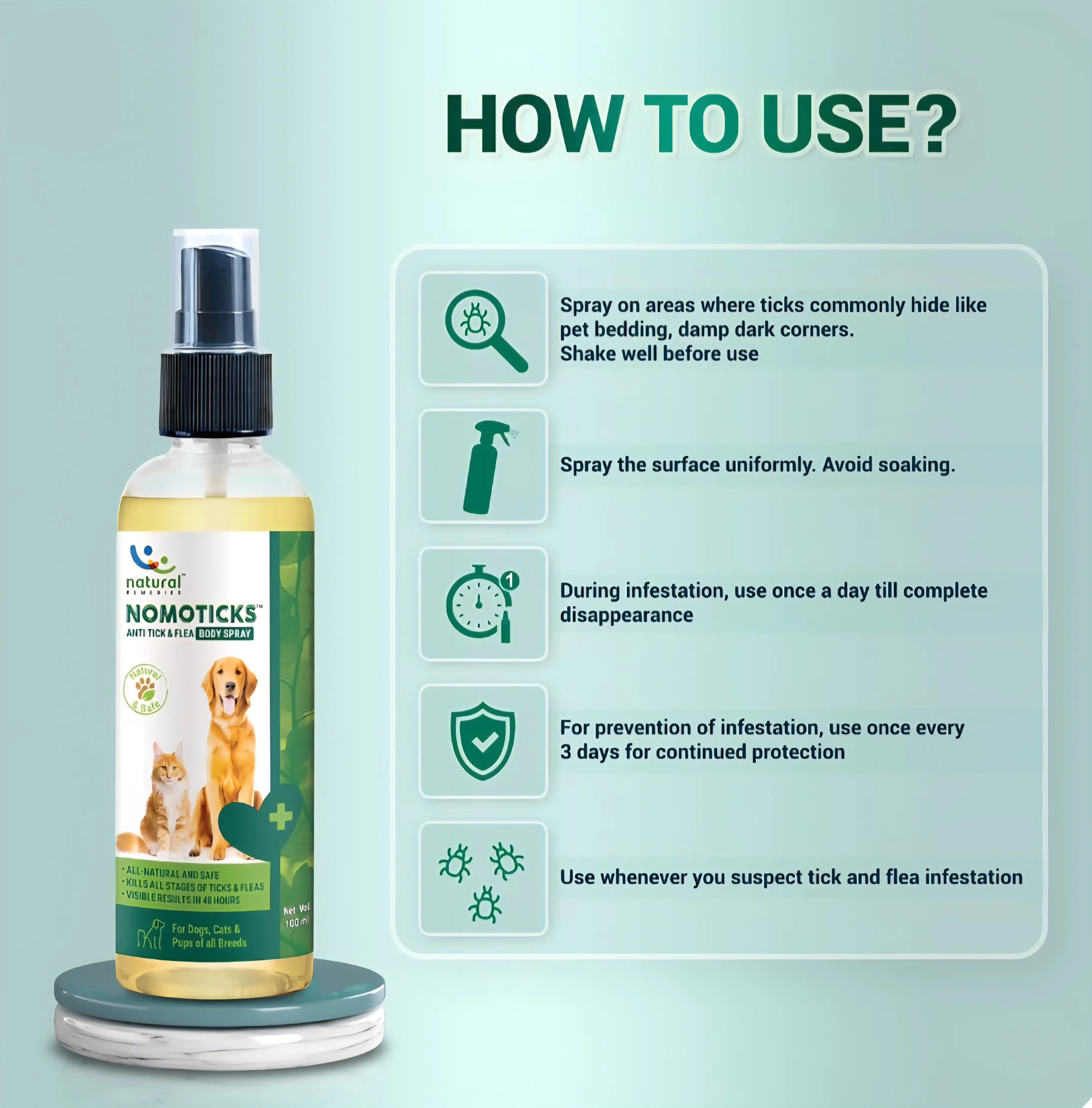 Nomoticks Home Spray