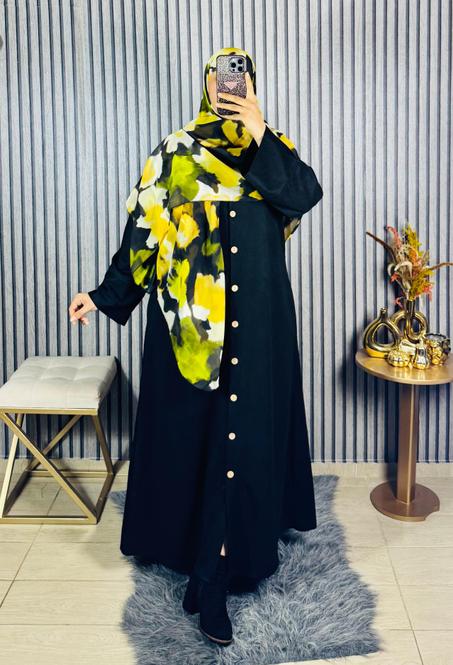 عباية + فولار