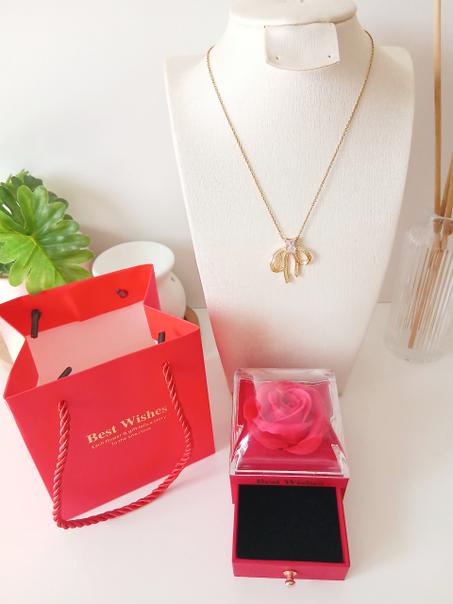 سلسلة الوردة مع بواطة الوردة