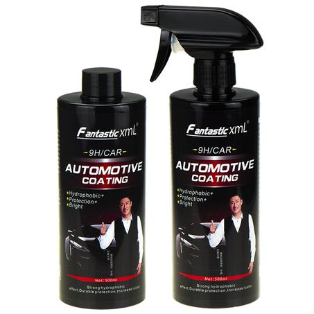 رذاذ تلميع صباغة السيارة، شديد اللمعان، عالي الحماية من الا شعة فوق البنفسجية، الخدوش، البقع، الاوساخ، مانع تسرب الطلاء، سريع المفعول