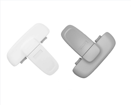 أقفال أمان للأطفال، قفل ثلاجة لاصق لسلامة للأطفال متعدد الاستخدام بدون حفر، يمكن استخدامه لخزانة الملابس، المطبخ، الحمام، الدرج